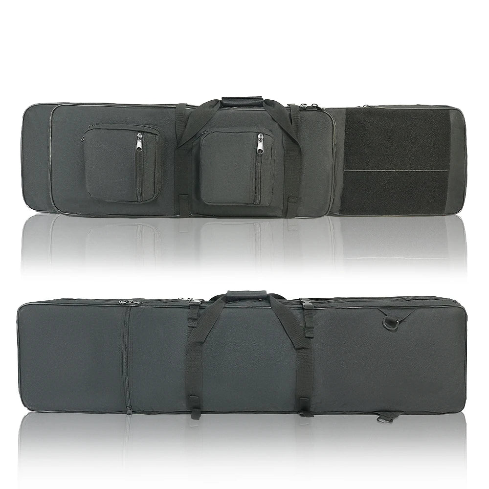 42Inch Double Long Tactical Backpack Heavy-Duty Gun Carrying Case with Adjustable Shoulder Strap for Outdoor Hunting