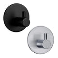 Self-Adhesive Wall Mounted Metal Door Hanger Robe Coat Hat Towel Hooks for Bedroom Bathroom Living Room Box Packing