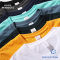 Custom Printing Cotton Plain Cotton Blank White Tee Shirts OEM Graphic Men Casual Hip Hop Short Sleeve T-shirts