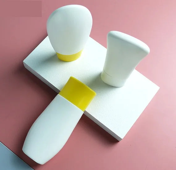 Yellow Suncream Tube Empty Beauty Packaging for Skin and Hair Squeeze Tube Lotion Bottle