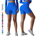 2024 New Model Women Running Shorts Breathable High Waist Seamless Elastic Band Elastic Peach Buttocks Cycling Outdoors Shorts