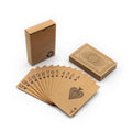 Wholesale Kraft Paper Playing Cards Custom Logo Poker Cards Factory Direct MOQ 5000 Packs