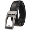 LY33-23432-1 Real Leather Man Belt Good Quality Alloy Buckle Genuine Men's Leather Belt With Reverse Pull Buckle for Jeans