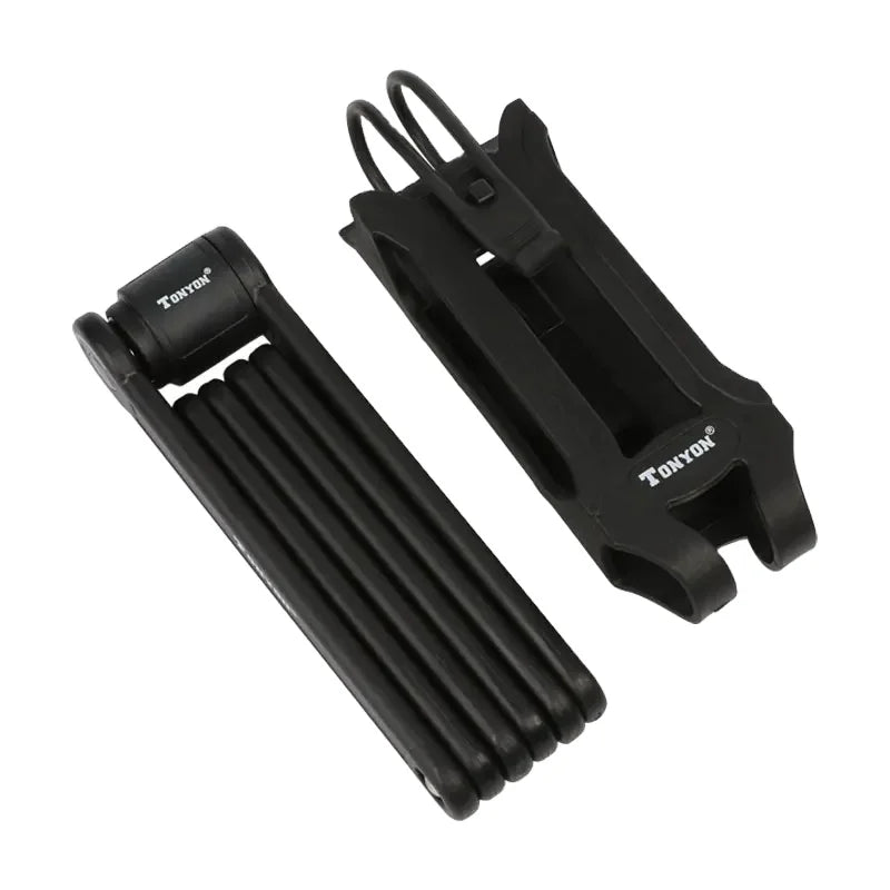 TONYON 85cm Lock Durable High Safety Anti-Theft Portable Steel Bicycle Folding Lock
