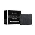 Handmade Bamboo Charcoal Essential Oil Soap for Men Women Oil Control Refreshing Cleansing Face Wash Bath Soap Herbal Whitening