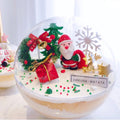 Ychon Acrylic Transparent Round Bubble-ball Bouquet Valentine's Day Bobo Ball Birthday Present Inflatable Christmas Ball