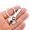 Changeable Spanner Keychain Bag Pendant Fashion Wrench Key Chain Alloy Silver Plated Ring