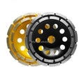 7Inch Double Row Grinding Wheel Disc for Stone Concrete 180mm Metal Diamond Polishing Pads Marble Granite Attractive