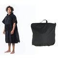 Adult 100% Cotton Quick Dry Hooded Changing Beach Towel Robe Waterproof Backing for Beach & Pool
