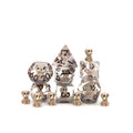 Custom Translucent 20-Sided DND Resin Polyhedral Dog Dice Factory Price Bulk Supply for DND Games
