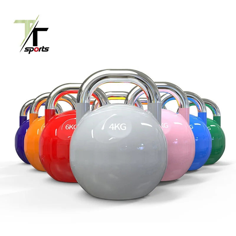 Strength Training Weight Lifting Kettlebells Color Steel Competition Kettle Bells Adjustable Cheap Cast Iron Kettlebell