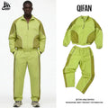 Plain Tracksuits Windbreaker Sets Custom logo Print Nylon Jacket and Jogger Sets Men Two Piece Set Windbreaker Sport Suit