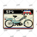 Custom New Designs Wall Decor Motorcycle Tin Signs Metal Plaque Retro Vintage Metal Wall Signs