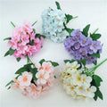 Wholesale Artificial Flower New Silk Hydrangea Wedding Home Party Decoration Artifical Hydrangea Flower Bouquet Hot Selling 2022