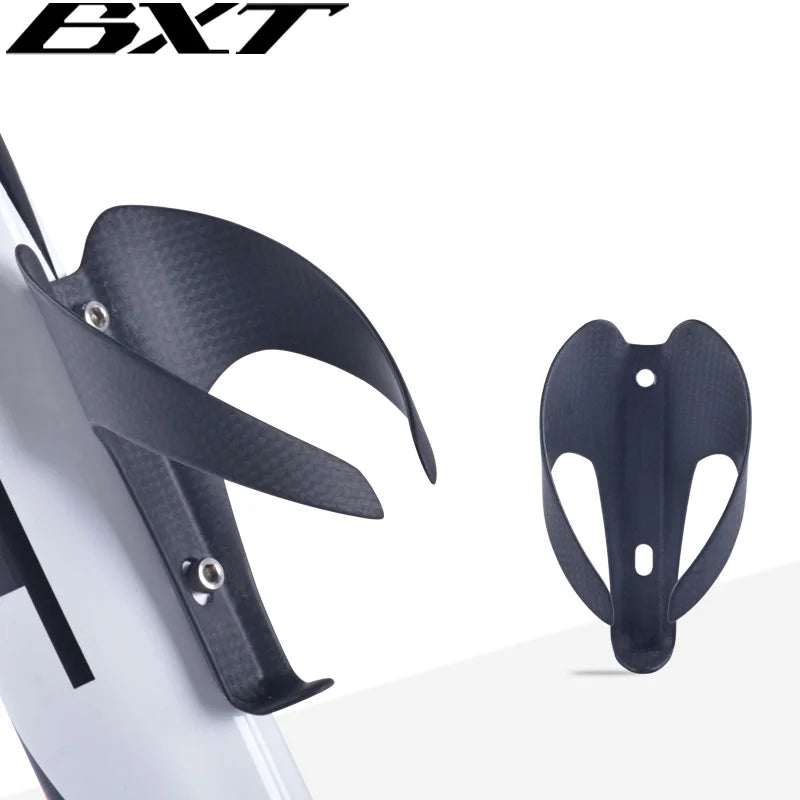 BXT BC-003 Bicycle Water Bottle Cage Ultra Light Full Carbon Fiber Mountain Road Bike Water Bottle Holder Cages 3k Carbon Matte