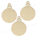 Tailai Small Ornament Wooden DIY Christmas Ornaments Hanging Decorations Wood Slices for Crafts Centerpieces