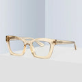 Hot Selling New Fashion Optic Eyeglasses Frames for Women Square PC with Anti-Blue Light and Custom Logo Wholesale