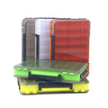 Double Side 7 Compartments Size Plastic Fishing Lure Tackle Box Storage Case Portable Transparent Fishing Gear Box