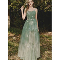 15312# Casual Ruffles Spaghetti Straps Wedding Bridal Ball Gown Birthday Party Dress Plus Size Women Prom Evening Dresses