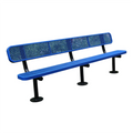Outdoor Furniture Park Simple Expanded Metal Bench Seat Outside Street Steel Bench Seating Public Garden Patio Bench Chair