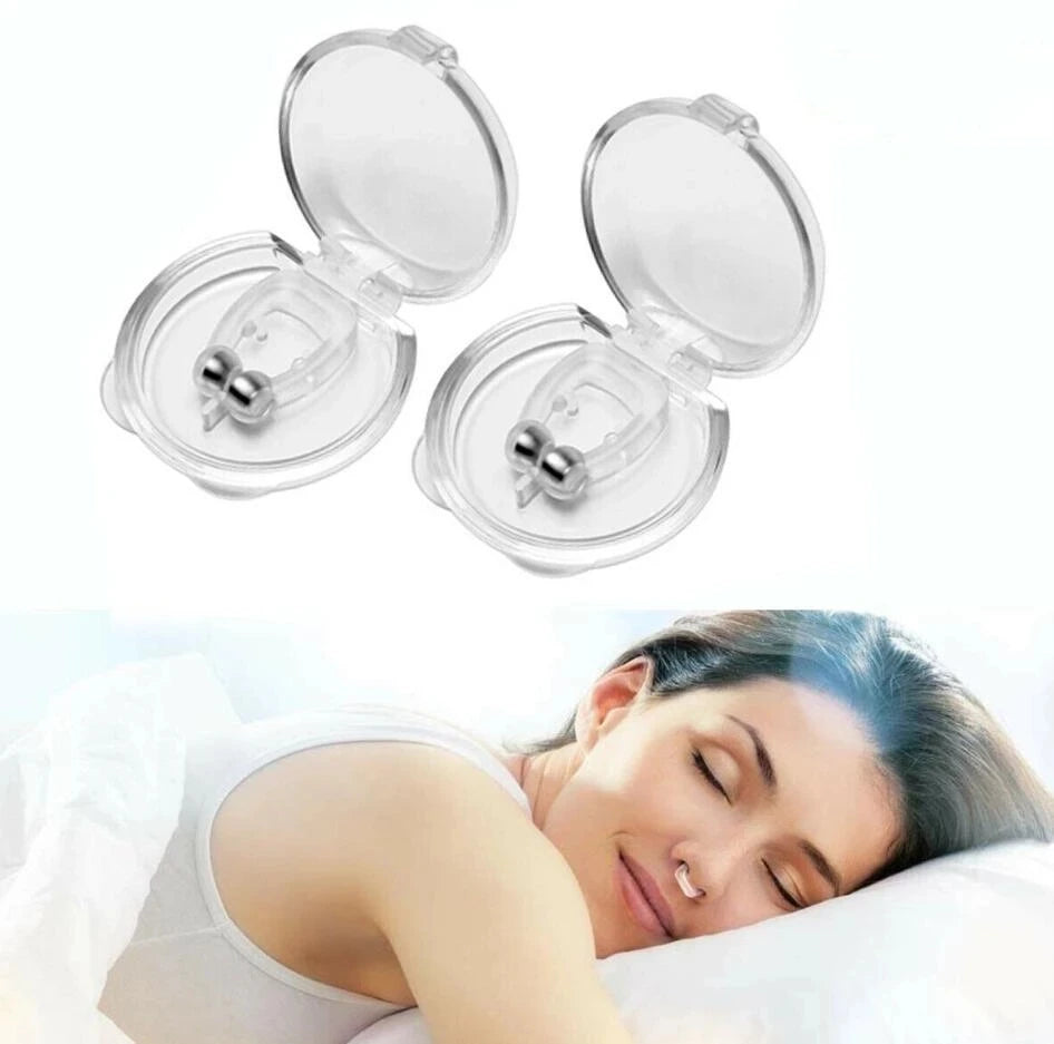 Anti-snoring Device Magnetic Suction Silicone Nasal Clip Nose Dilator for Both Men and Women