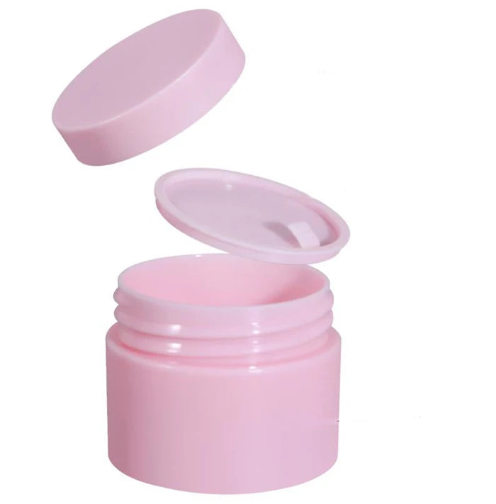 Cheap  Cosmetic Cream Packaging Empty Cosmetic Jars Containers Creamy Amino Acid Cleanser Cream Jar Plastic