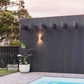 Outdoor WPC Fluted Wall Panel External Walling Cladding Profile 2900x26 mm Premium WPC Double Layer Cladding Coving