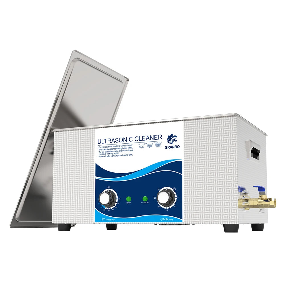 Ultrasonic Tank 22L Cleaning Washing Machine With Mechanical Timer Heater Adjustable Ultrasonic Bath Cleaner