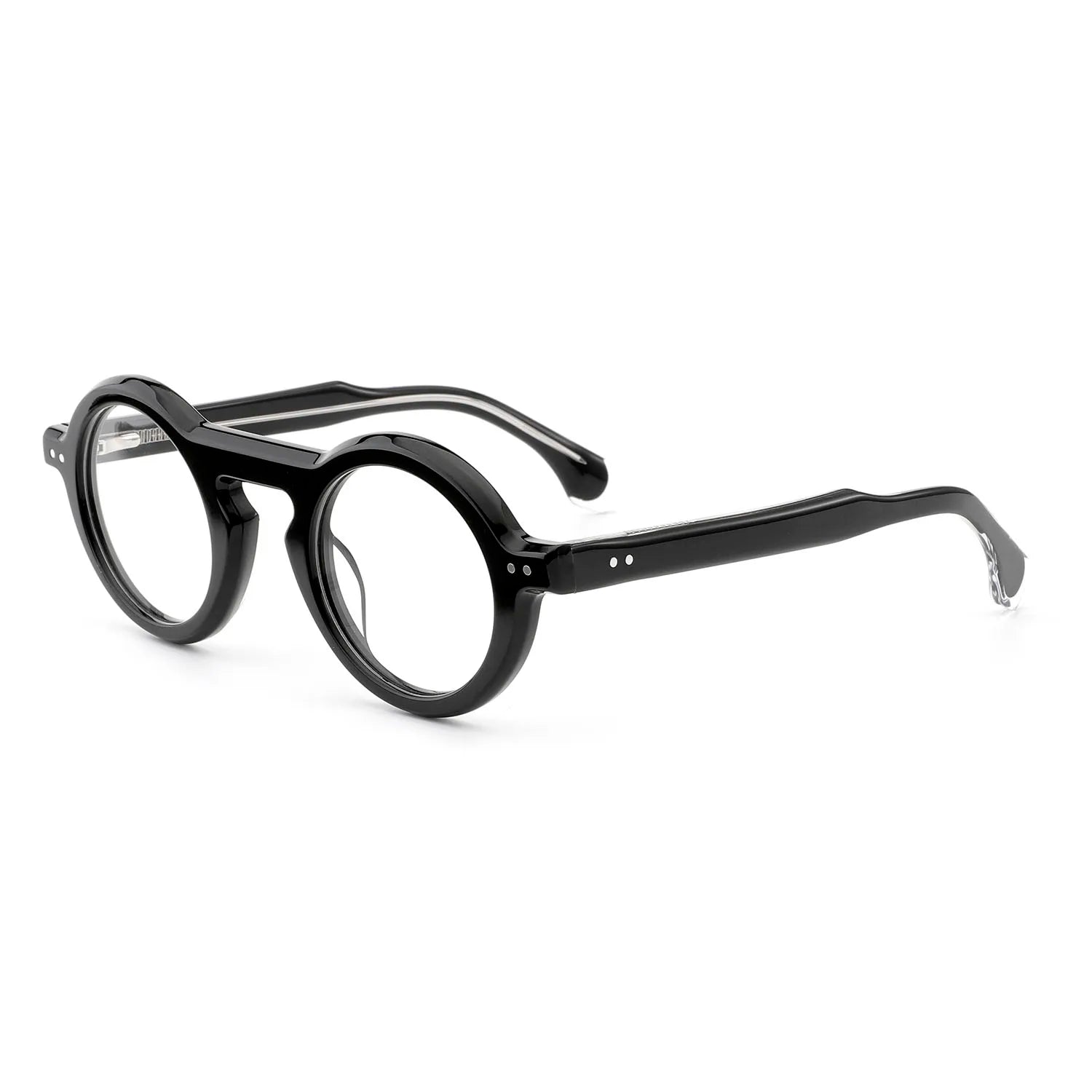 MB1578 Lightweight Acetate Frame Optical Glasses OEM Factory Custom Spectacle Prescription Retro Round Eyeglasses Frames