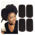 Good Quality 100% Brazilian Afro Kinky Bulk Soft Human Hair 50G 30G Raw Remy Braiding Extensions for Natural DreadLocks