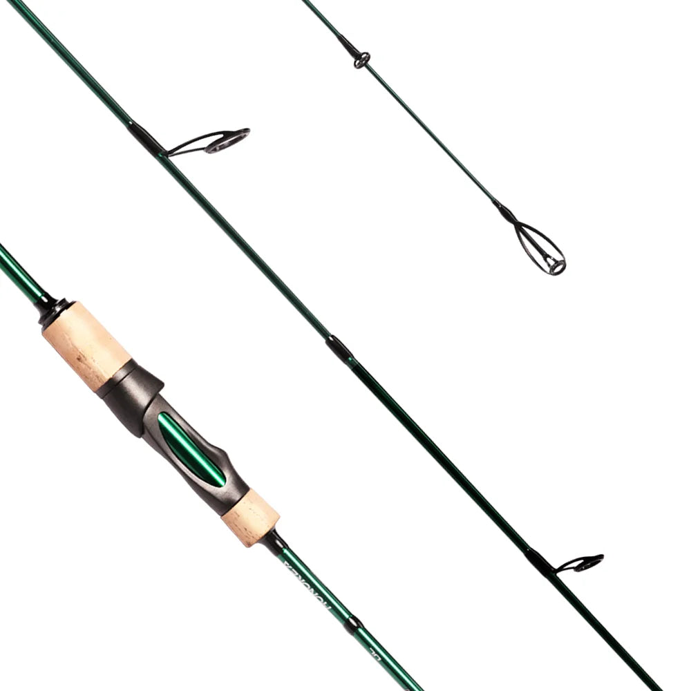 For Terminus Trout Carbon Fishing Rod 7ft 2-Piece Medium Ultra Light Action Spinning Rod Cork for Lake River Stream Fishing