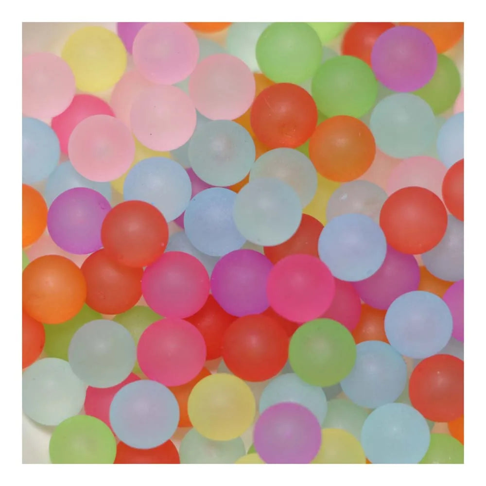 Hot Popular 6MM Tiny Round No Hole Beads Matte Frosted Loose Beads Gems Without Hole for Nail Art Jewelry Making Supplier