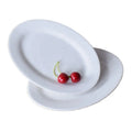 Manufacturing Restaurant Tableware 12 Inch Large White Plastic Melamine Oval Dinner Plate
