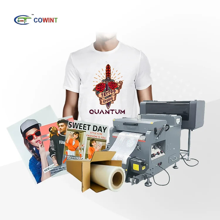 Cowint 30cm*100m /60cm*100m Direct to Film DTF Film Heat Transfer PET Transfer Paper Recyclable