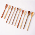 Wooden Coffee Long Stirring Spoon Meassure Spoon Coffee Bag Clip Wood Private Label Custom Logo Laser Engraving