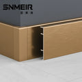 SENMRY  Flooring Trims Aluminum Skirting Baseboards Brush