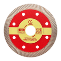106mm Industrial No-Chipping Turbo Diamond Saw Blade Dry/Wet Super Thin 4-Inch Circular Cutting Disc Flange Tile Dekton