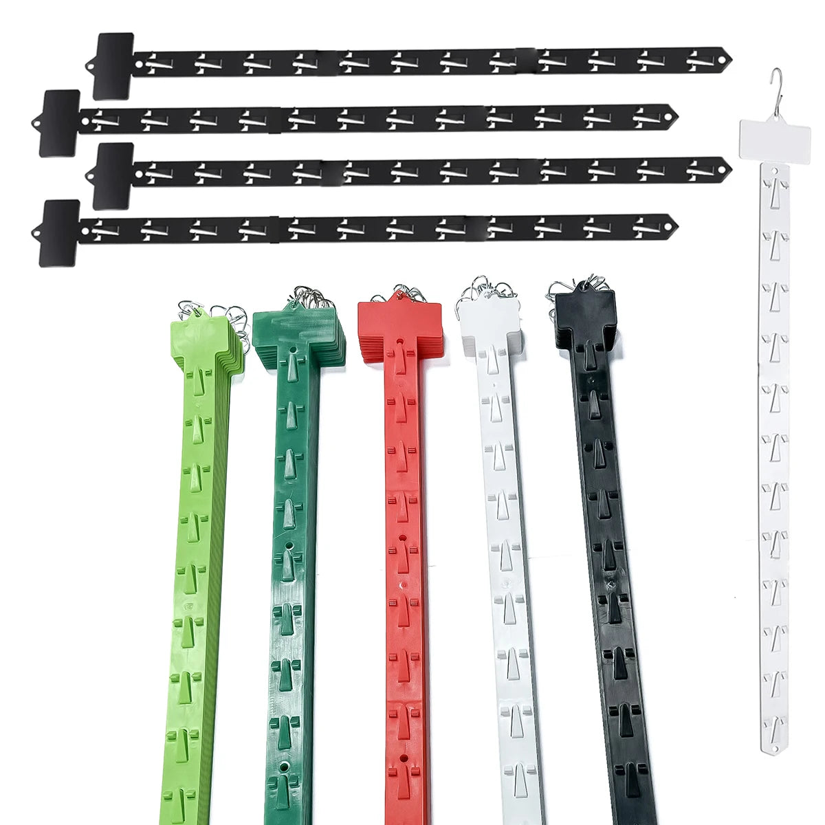 Supermarkets Hanging Display for Hot Selling Plastic Clips Strips Display Hanging Grocery Pp Hanging Display Snacks