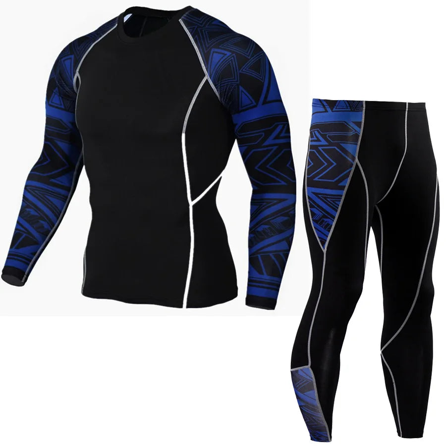 Custom Logo Winter Sports Thermal Breathable Quick Dry Fleece Lined Camouflage Pattern Men's Seamless Polyester Spandex