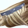 Factory Price Brazilian Virgin Hair Extension Invisible Headband Fish Wire Colored Double Weft Clip in Halo Hair Extensions