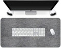 Custom Logo Large Extended Felt Base Desk Mouse Pad Protector Non-slip Writing Mat for Office
