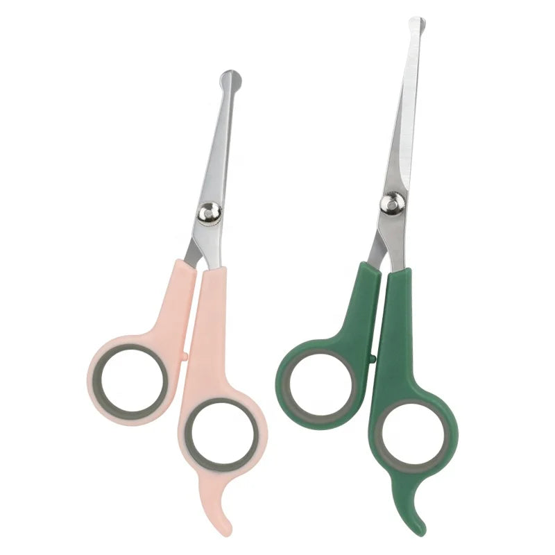 Factory Wholesale Tied Card Packaging Cat Hair Scissors Pet Dog Grooming Hair Shears