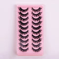 New Style Supplies 10 Rows Eyelash Mixed Salon Party False Mink Eye Lash Extensions Beauty Soft Diy Lash Extensions