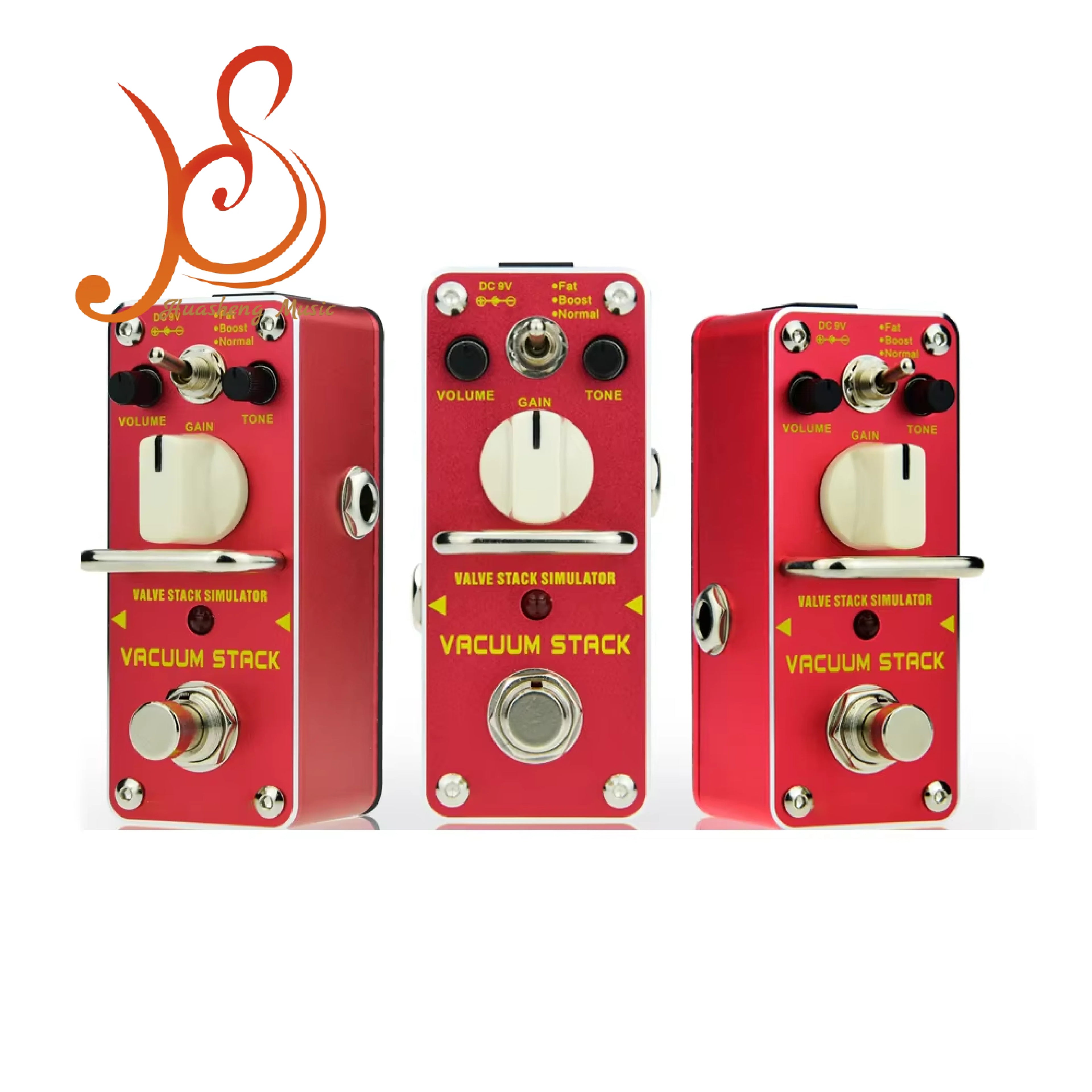 Tube-driven Amp Simulator Guitar Distortion Pedal-Durable Metal Construction HUASHENG Brand Wholesale