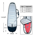UPSURF Travel PE Tarpaulin Bag 8.6/9.2/9.6 Board Top Durable Nylon Bag Surfboard Bag