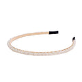 Professional Manufacturers Designs Luxury Handmade Hair Band Charm Weaving Pearl Headband for Women