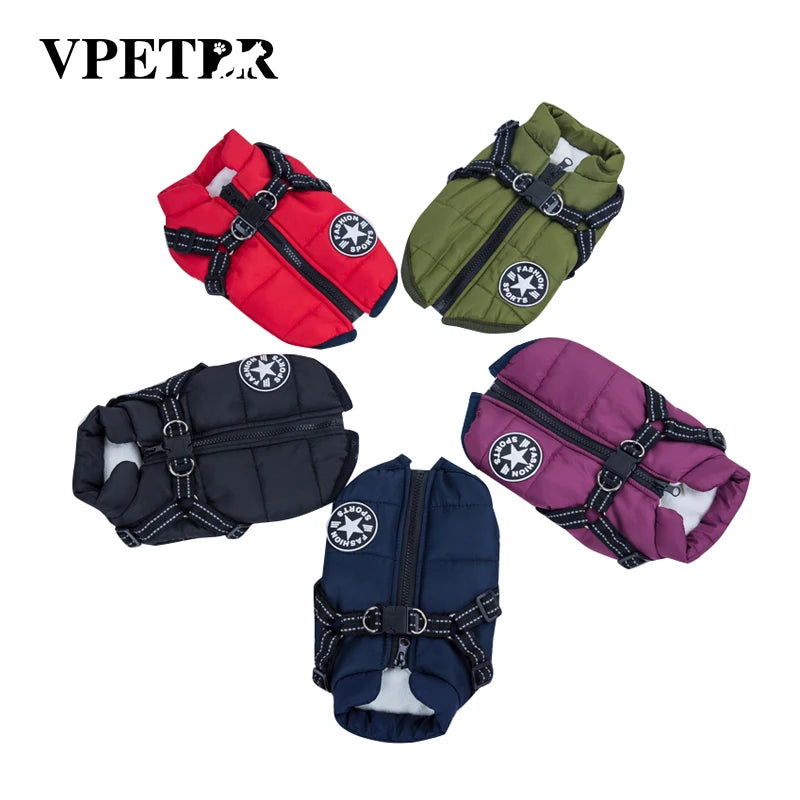 OEM/ ODM Warm Winter Pet Coat Waterproof Dog Jacket Custom Luxury Dog Clothes Manufacturer