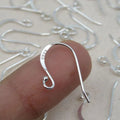 S925 Sterling Silver Ear Hook Earrings DIY Handmade Accessories Factory Wholesale Ear Jewelry Hook with Plating Craft
