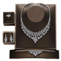 Jewelry Set Fashion Luxury Zirconia Necklace Bracelet Earrings Ring Wedding 4pcs Jewelry Sets Exquisite Set CN1795 Bisuteria