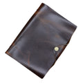 Custom A5/B5 Genuine Leather Address Book Handmade Creative Design with Stamping Logo Customizable Promotional 6-Ring Binder